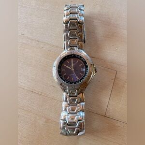 JF Quartz Mens Stainless Steel Watch